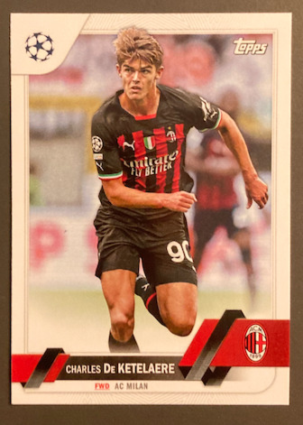 CHARLES DE KETELAERE 2022-23 TOPPS UEFA COMPETITIONS