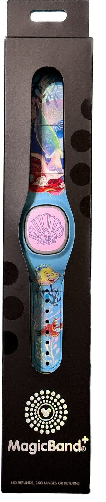 2023 Disney Parks The Little Mermaid Ariel Shell MagicBand+ Plus Unlinked