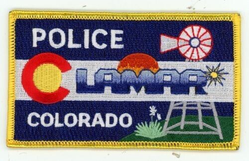 COLORADO CO LAMAR POLICE NICE STATE SHAPED SHOULDER PATCH SHERIFF
