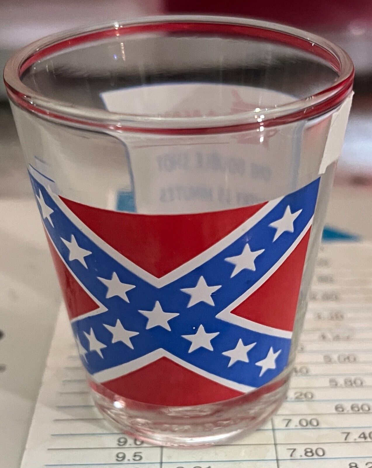 Rebel Confederate Shot Glass