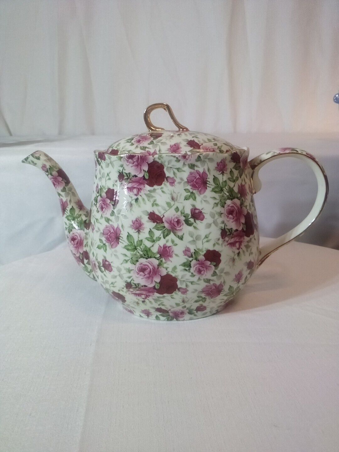 Formalities by Baum Bros -Victorian Rose China Tea Pot
