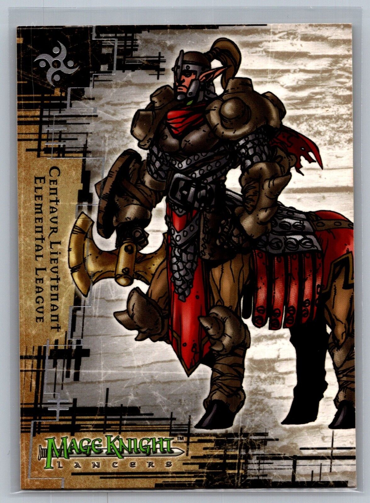 2001 Mage Knight Lancers Centaur Lieutenant #LA18 Trading Card