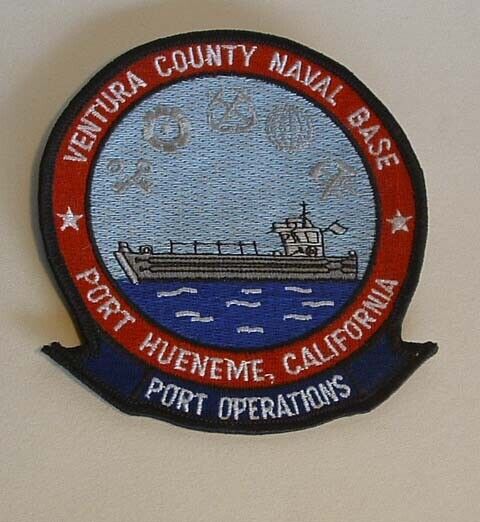 Ventura County Naval Base Port Hueneme Port Operations Patch 