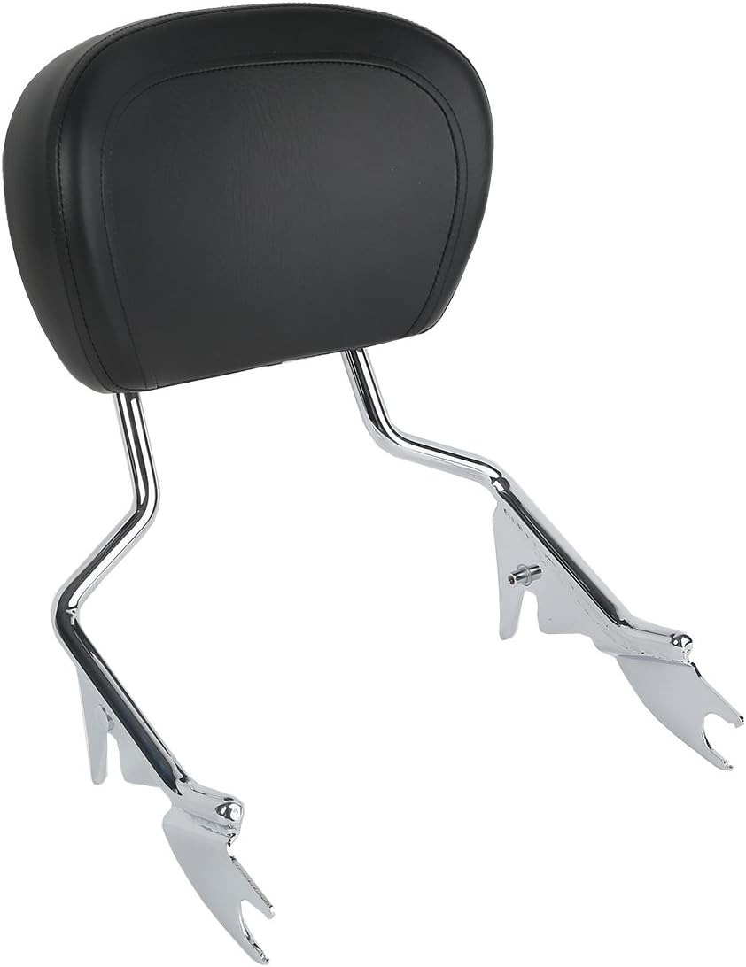 Detachable Sissy Bar Passenger Backrest Pad Compatible for Harley Touring Street