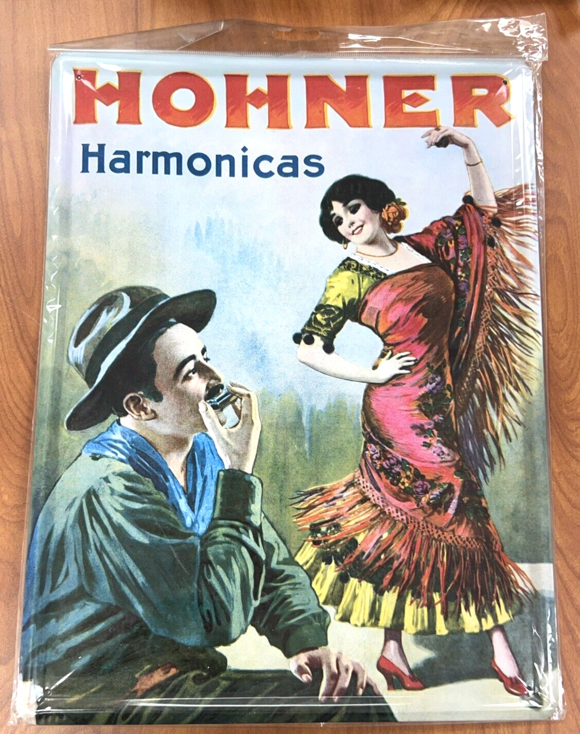 Vintage Hohner Harmonicas Metal Sign - Reproduction