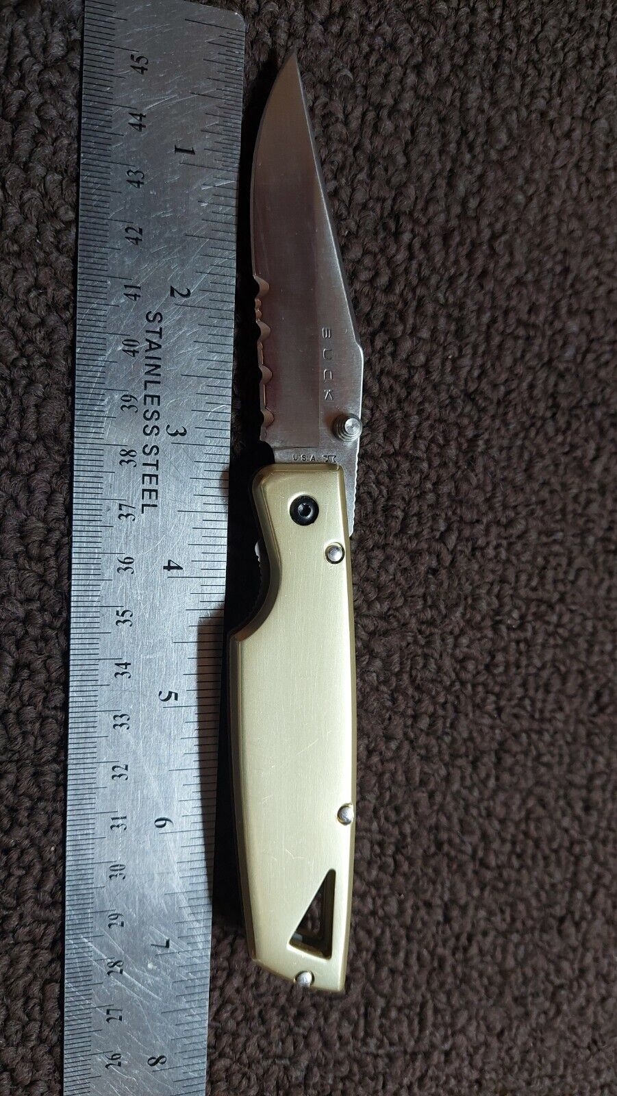 RARE BUCK 176-GD ATS-34 Pocket knife