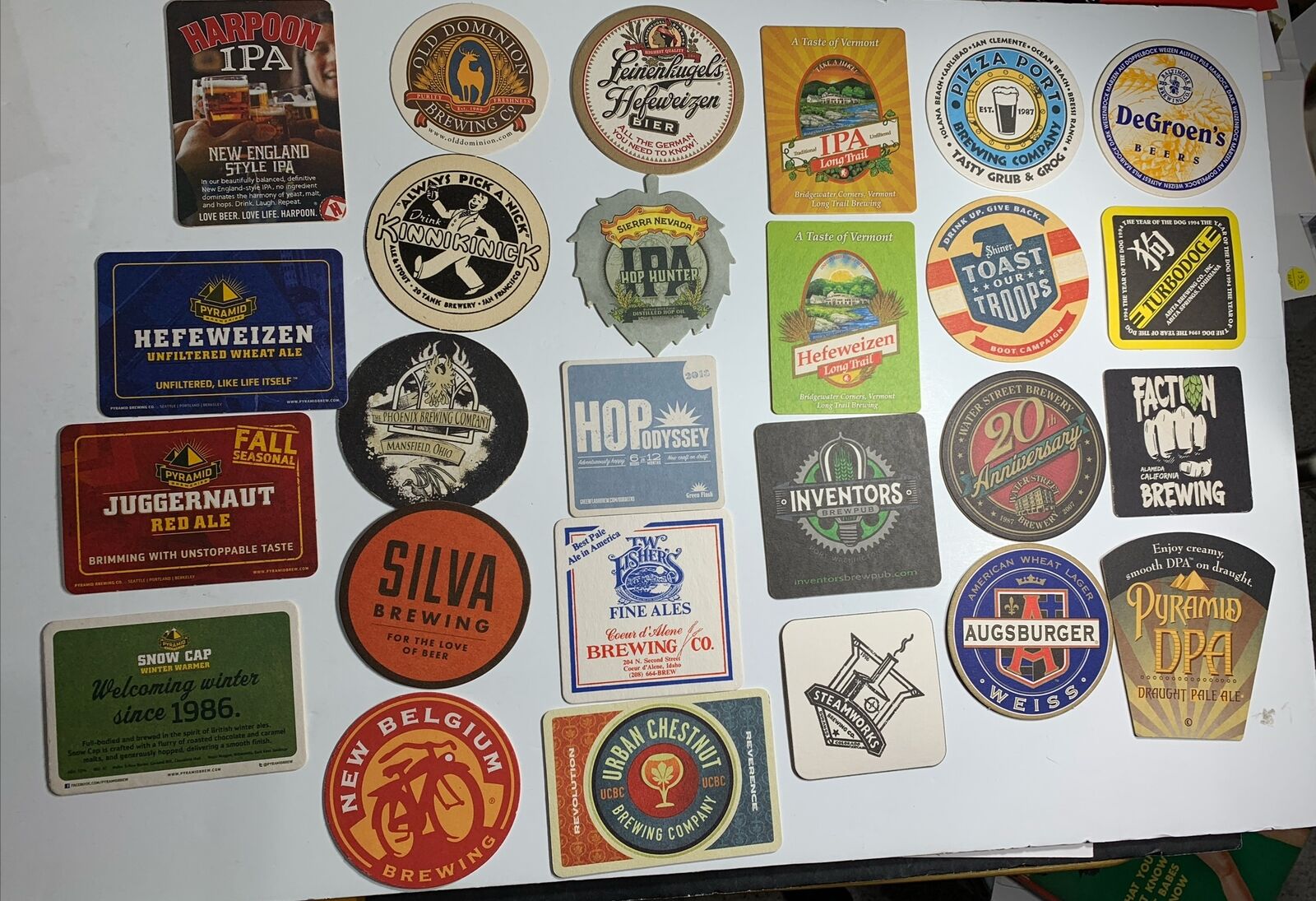 Lot Of 26 Diff Craft Beer Coasters Super Artwork US Brands