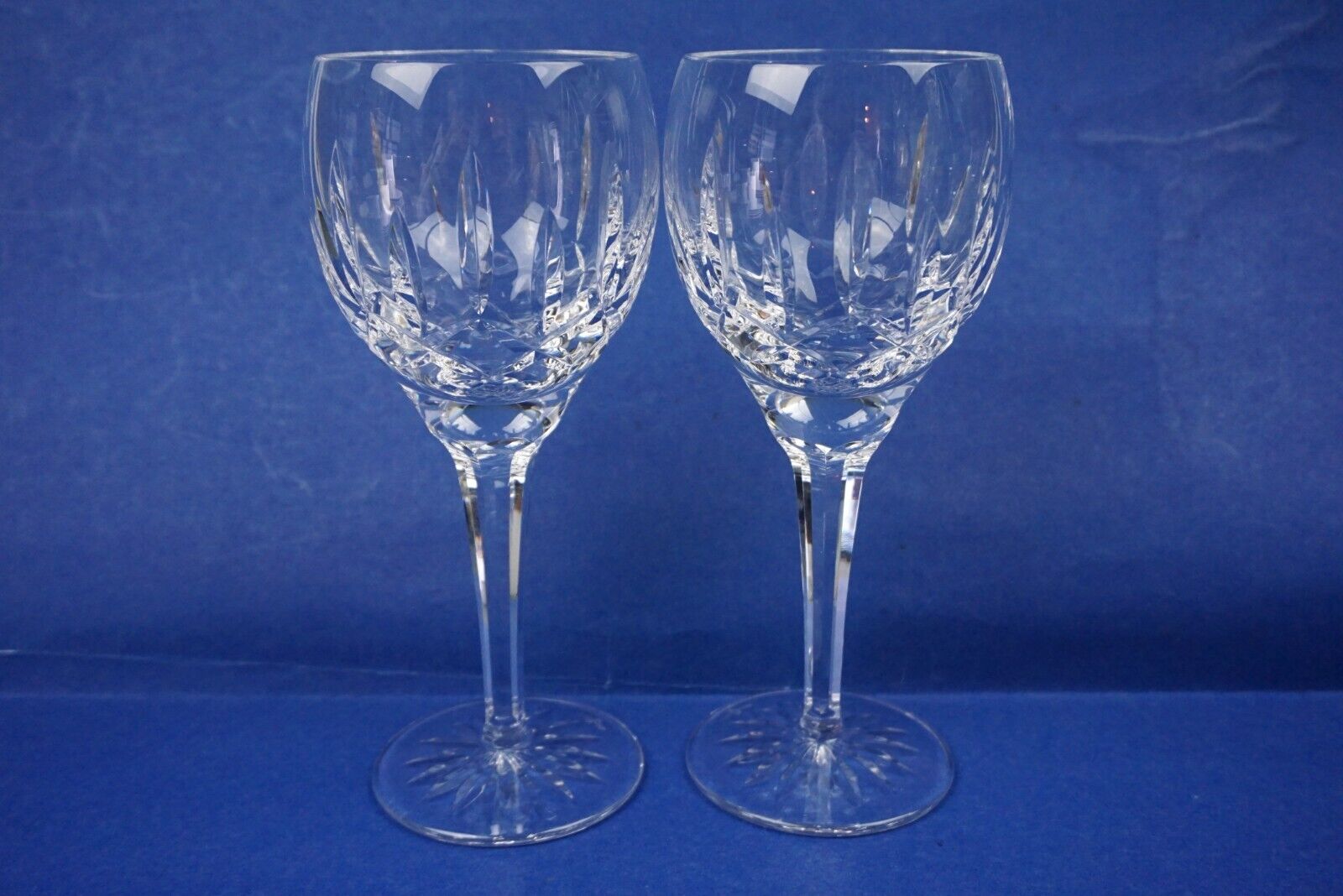 2 x Waterford Crystal Ballymore Water or Red Wine Goblets 7 1/2\
