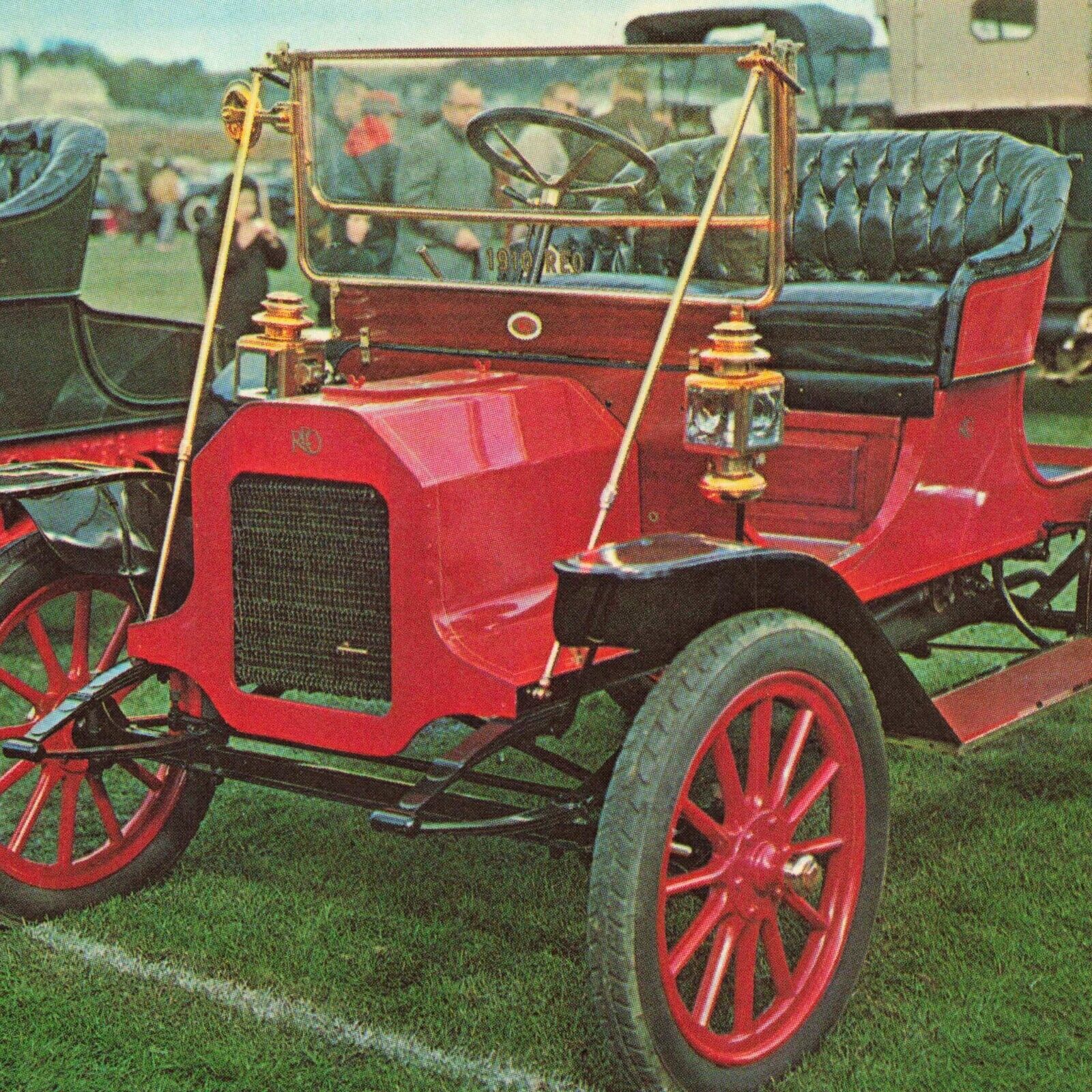 1910 REO Automobile Antique Car Classic Unused Ephemera Postcard