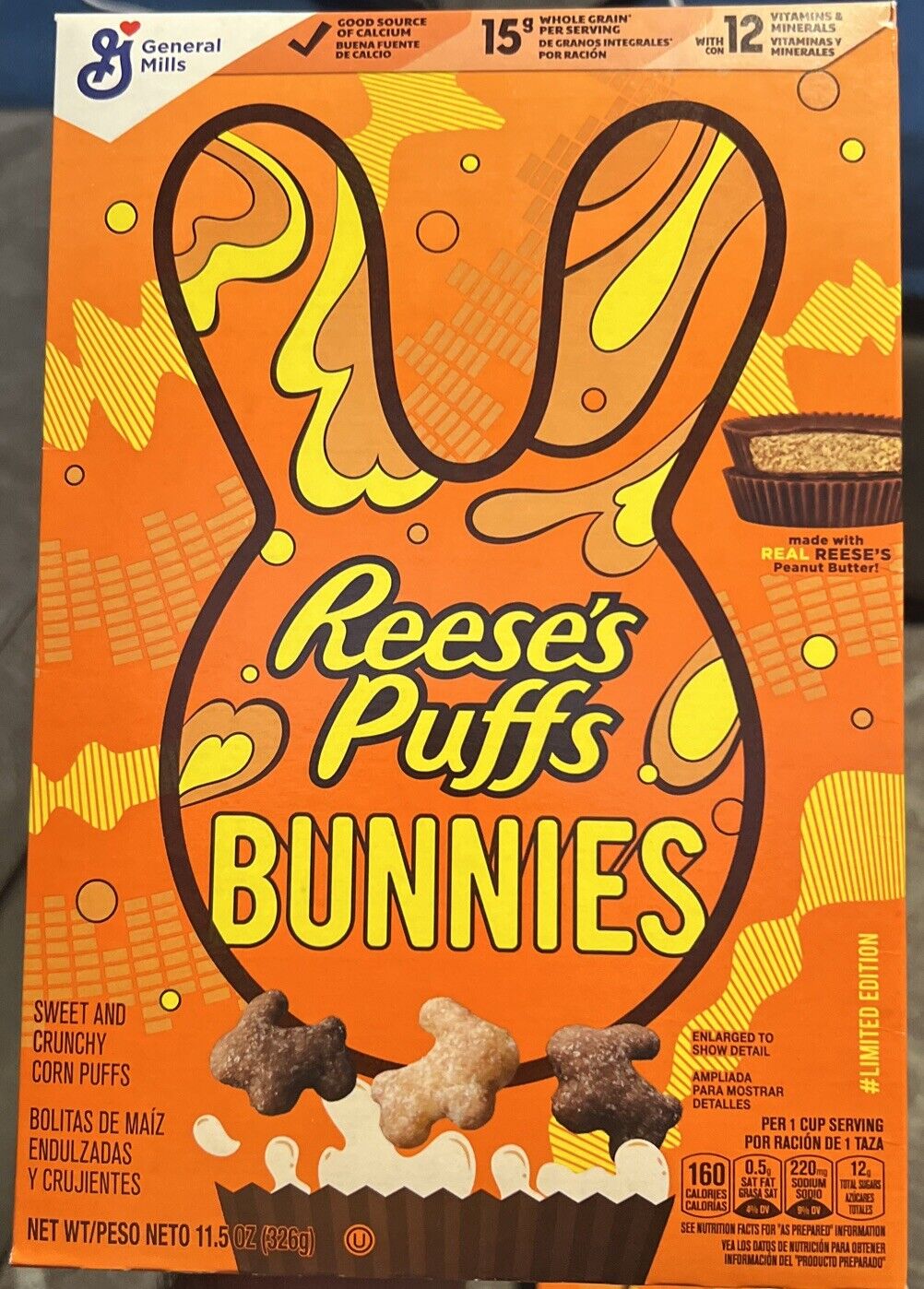 Reese's Puffs - Bunnies - Cereal Box Advertising - Easter - General Mills New