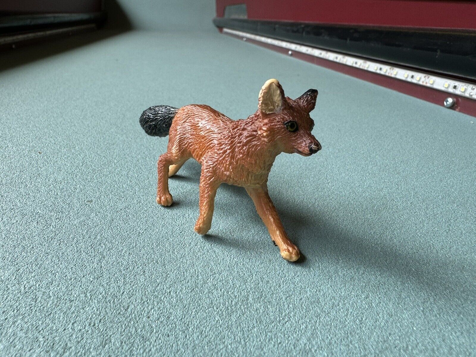 Vintage Safari Ltd Fox 1998 Figurine Pup Figure North American Wildlife Toy