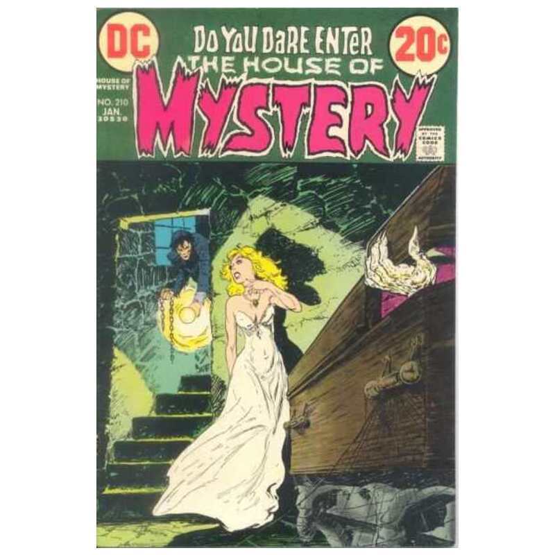 House of Mystery #210 1951 series DC comics VG+ Full description below [z`