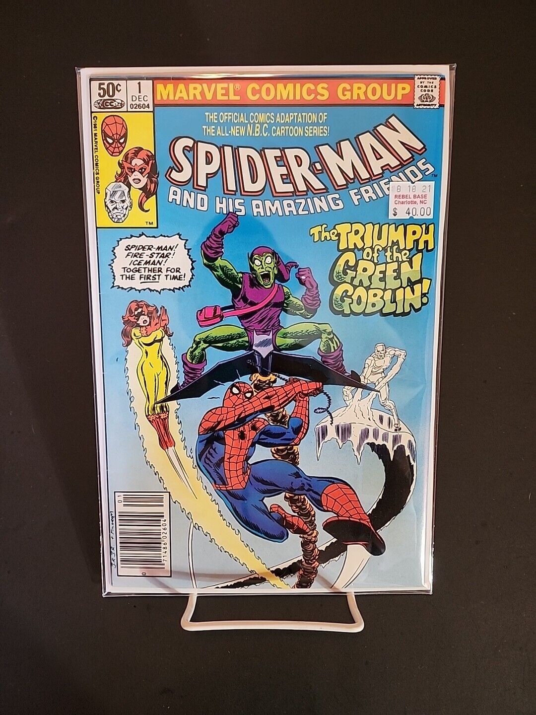 Spider-Man & His Amazing Friends #1 (Marvel 1981) 1st App of FIRESTAR,Newsstand 