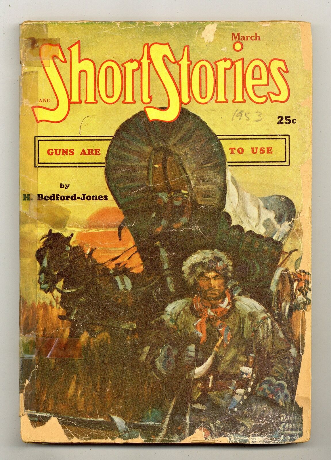 Short Stories Pulp Mar 1953 Vol. 215 #3 FR 1.0 Low Grade