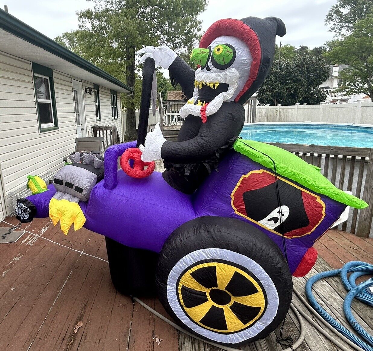 7ft Vintage Halloween Inflatable Boogie Mobile