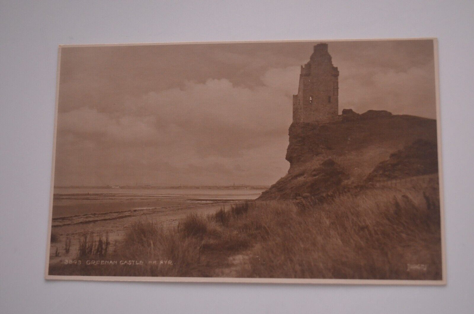 Greenan Castle (Southwest of Ayr in South Ayrshire, Scotland) Postcard.