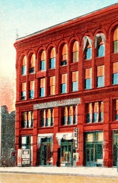 c1910 Lincoln, NE, Oliver Theatre, Lincoln Medical College, vintage Nebraska