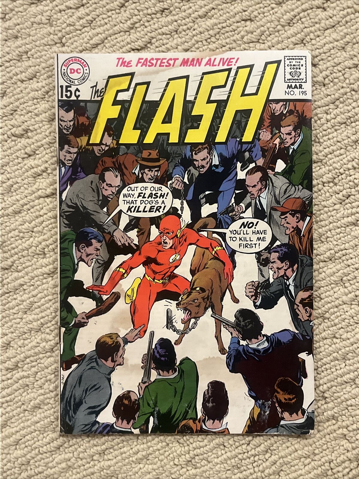The Flash Comic Book #195 | DC Comics | MAR 1971  | VG (ST)