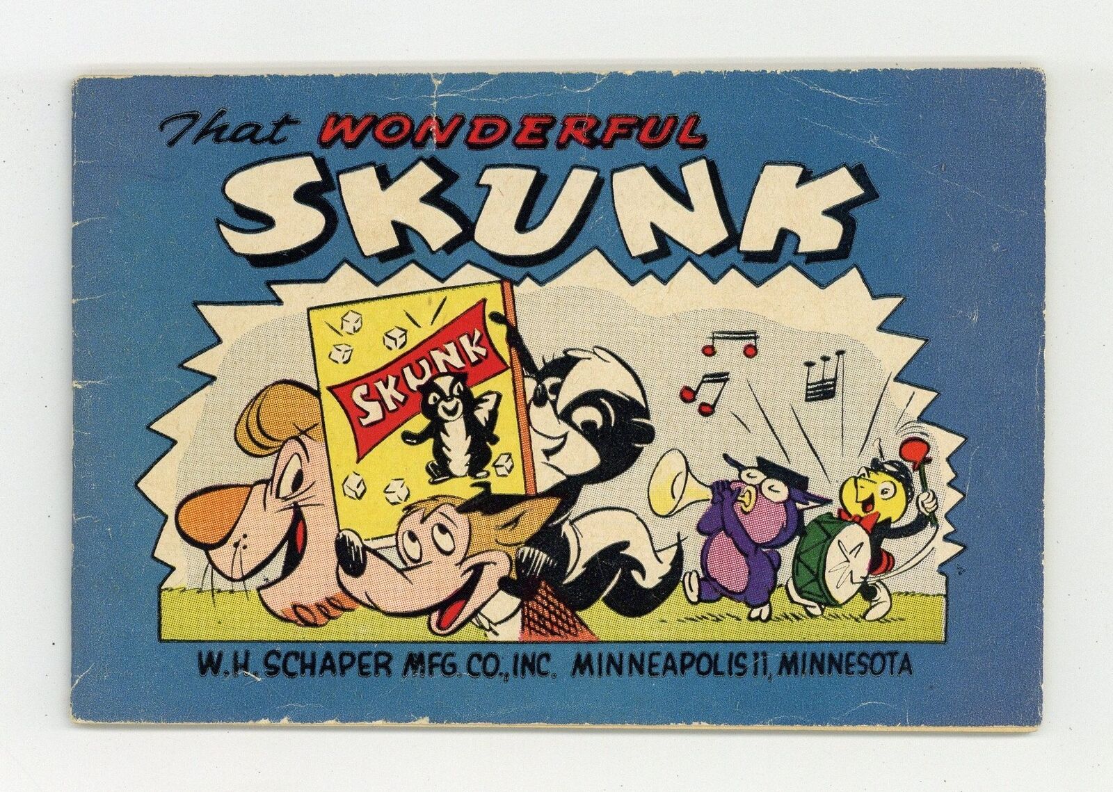 That Wonderful Skunk 1957 GD/VG 3.0 Low Grade