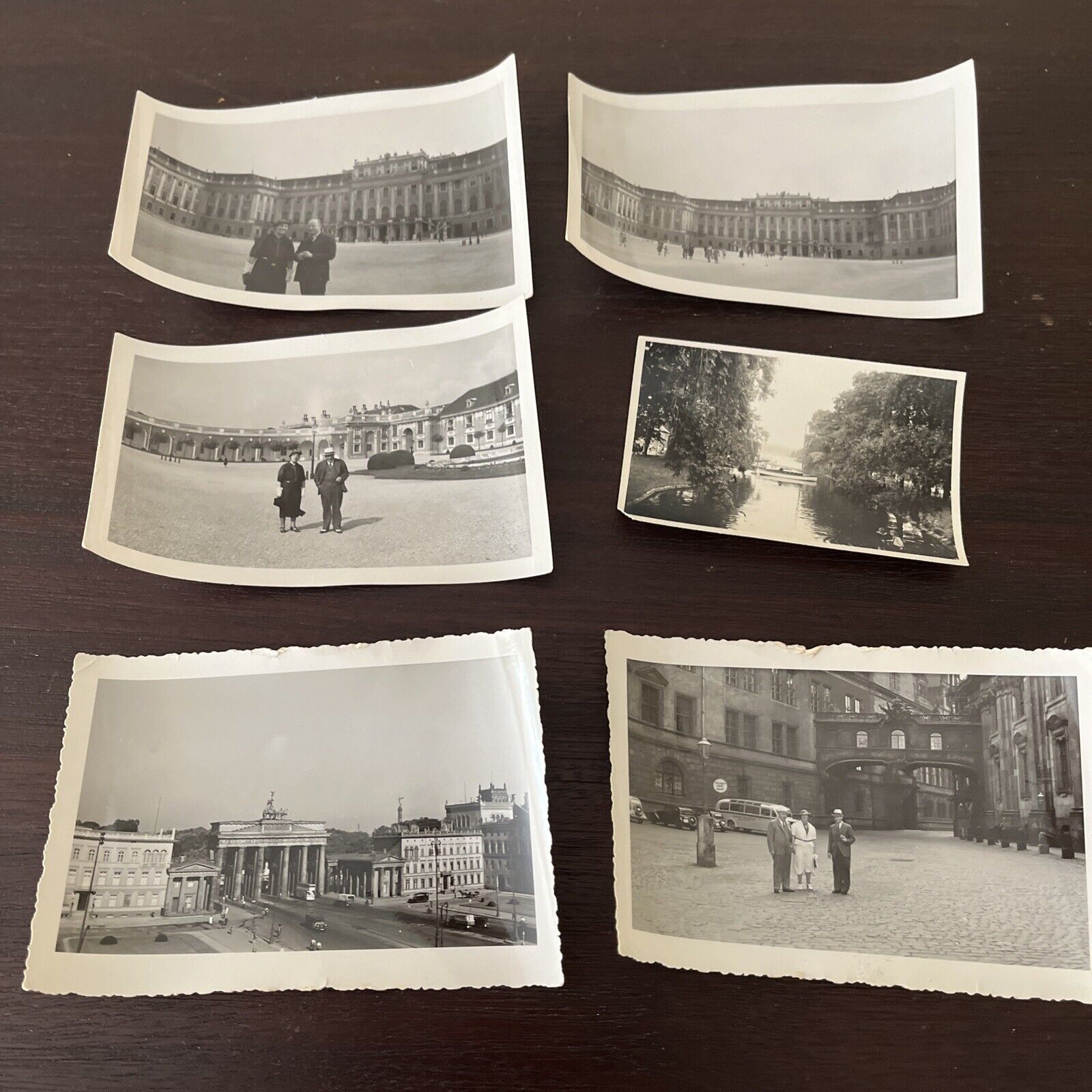 Vtg 1937 6 Photos Of Berlin, Germany And Vienna, Austria, Hamburg, Dresden