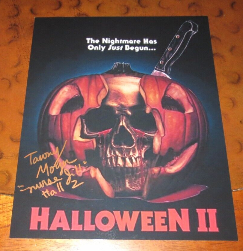 Tawny Moyer signed autographed 8x10 photo as Nurse Jill in Halloween 2