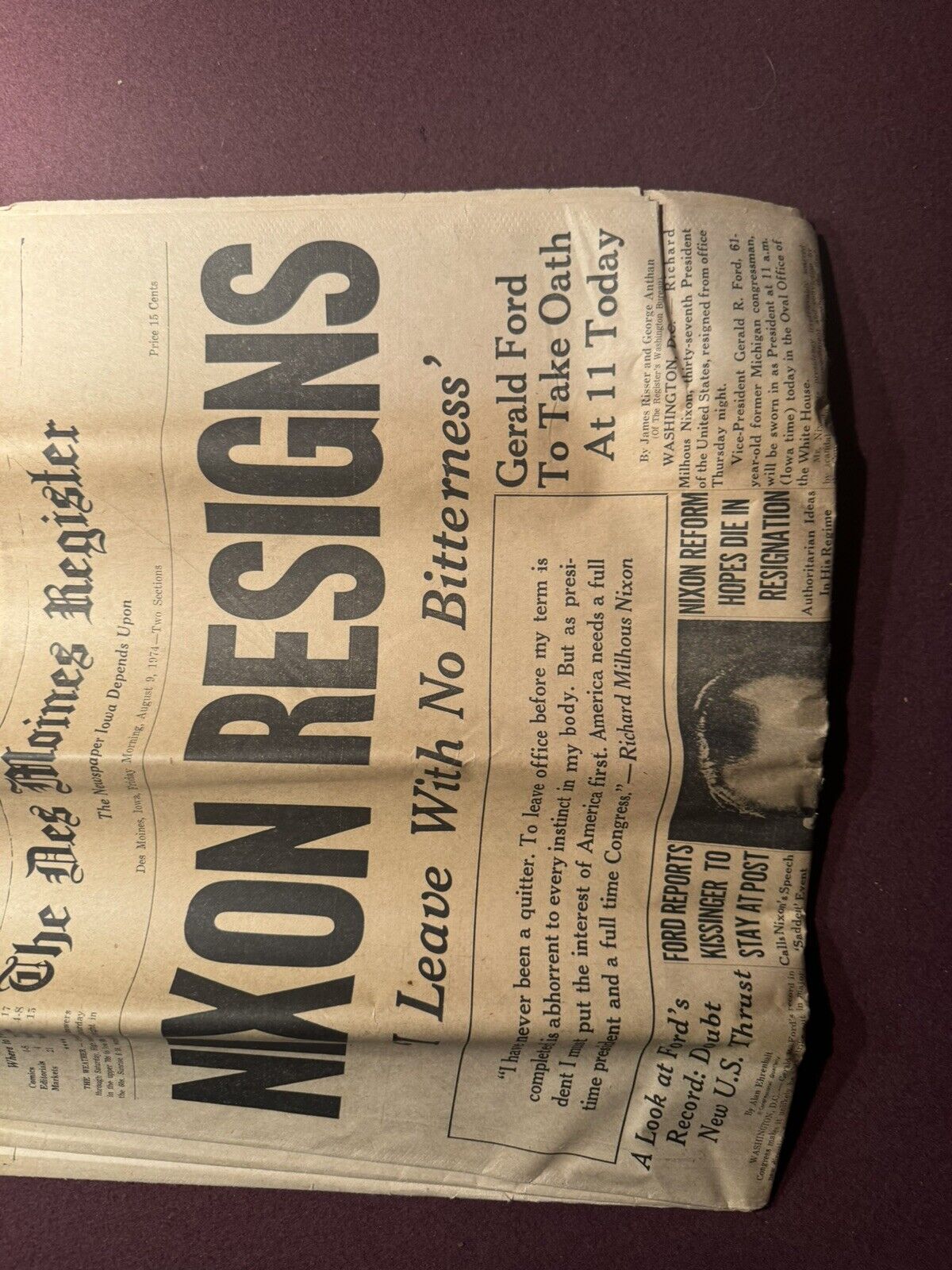 Old Newspapers: 9-9-1974 \
