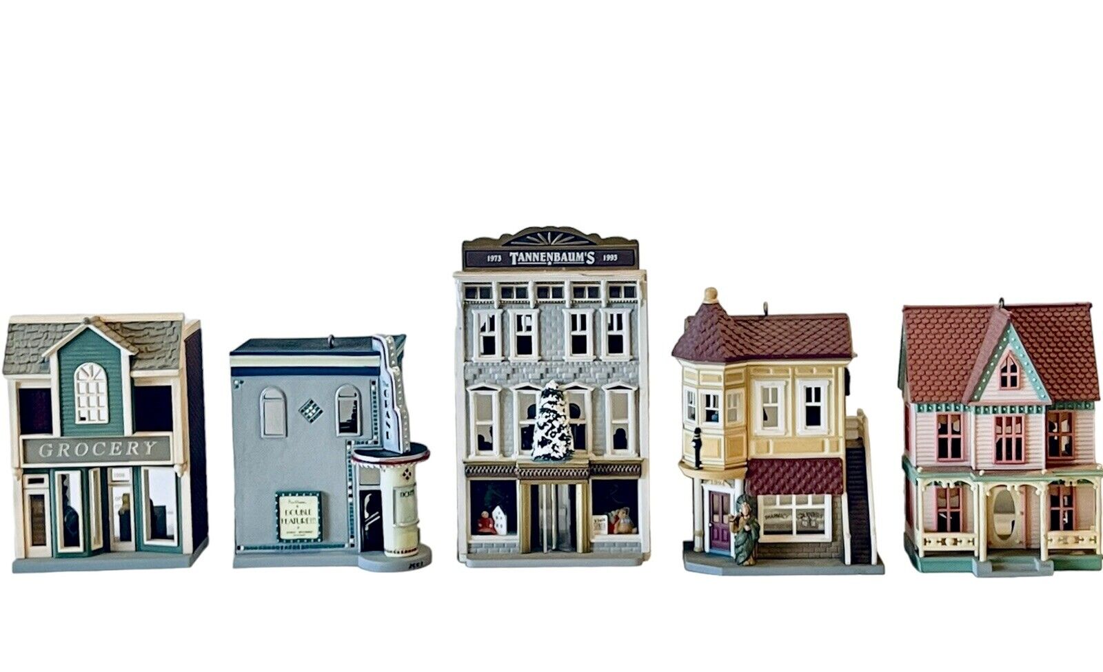 Vintage Hallmark Nostalgic Houses & Shops Series - LOT of 5 1993-2003 Perfect