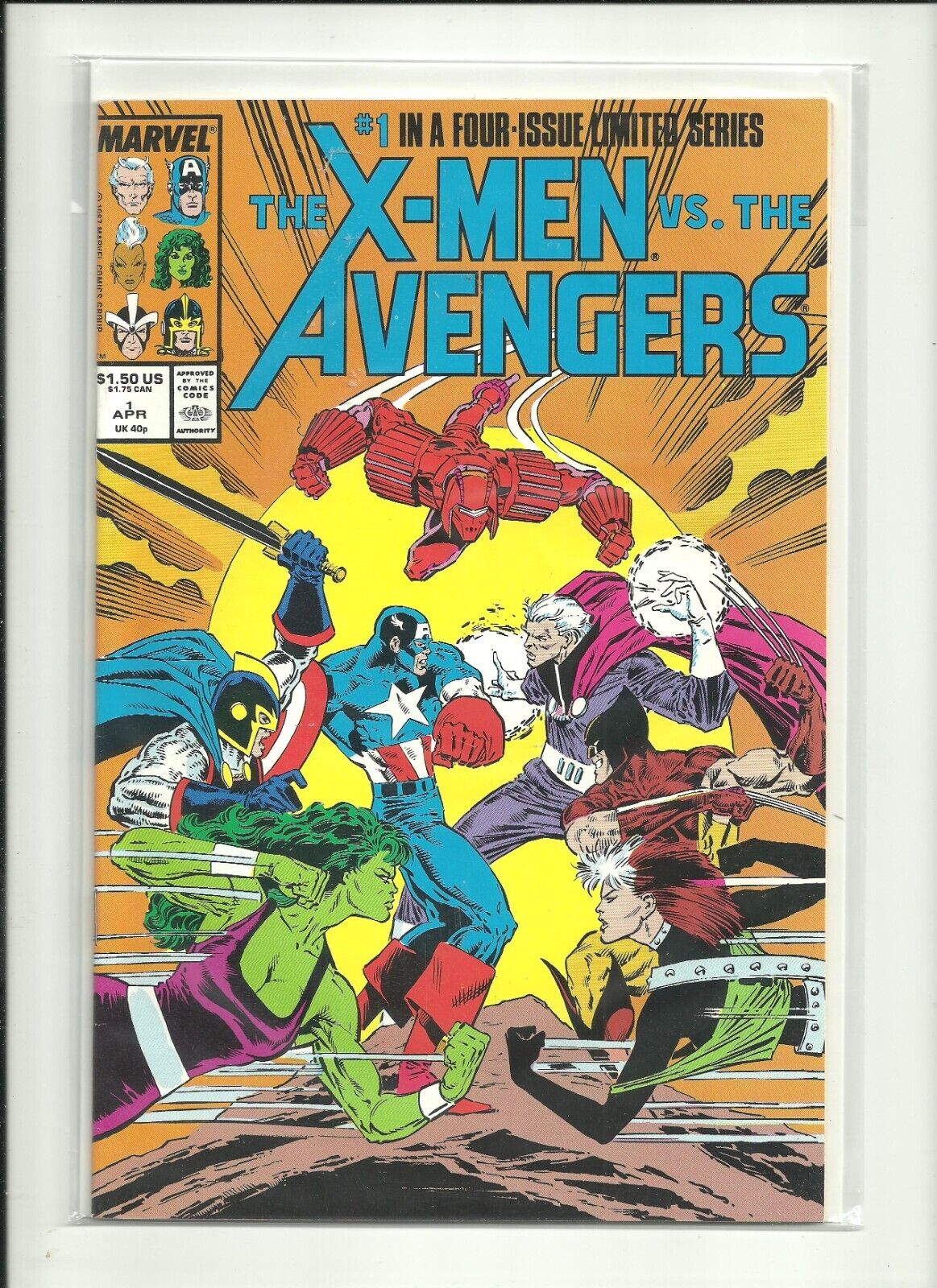 X-Men Versus The Avengers 1-4 NM $8.95 bin