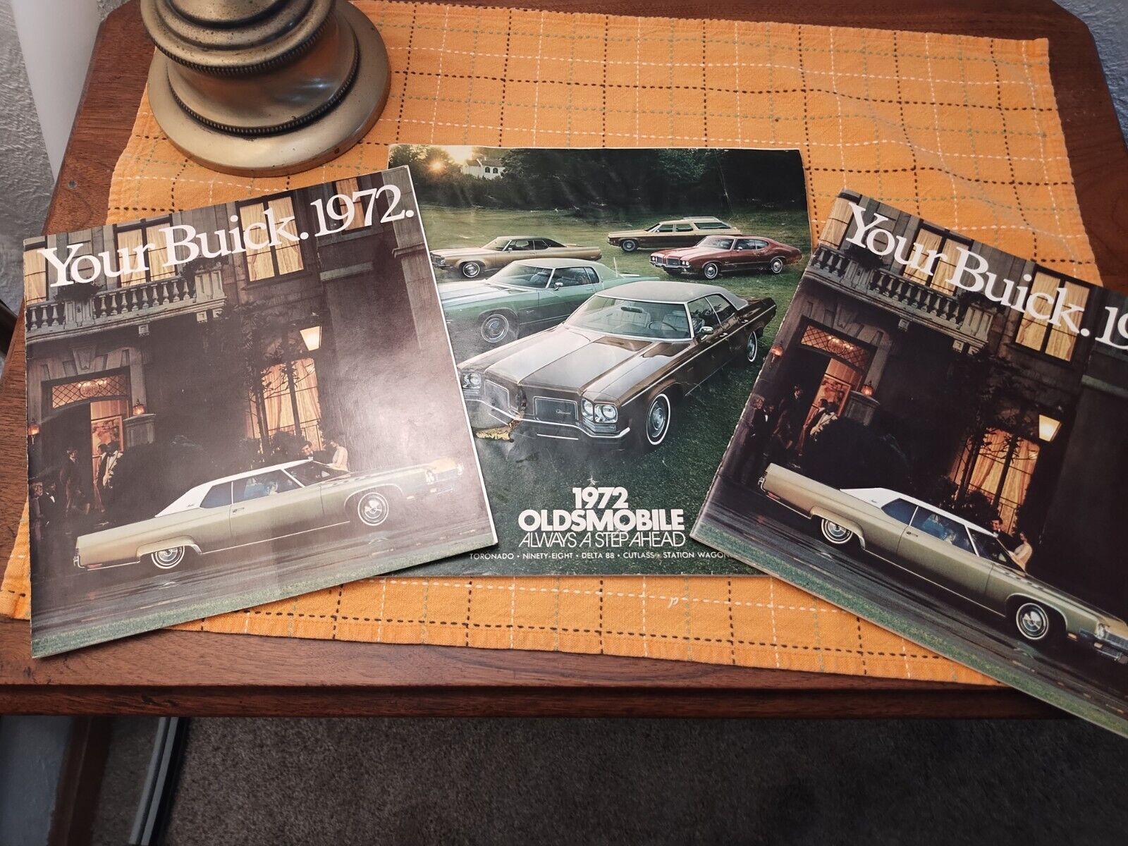 Vintage Original 1972 Oldsmobile Sales Brochures