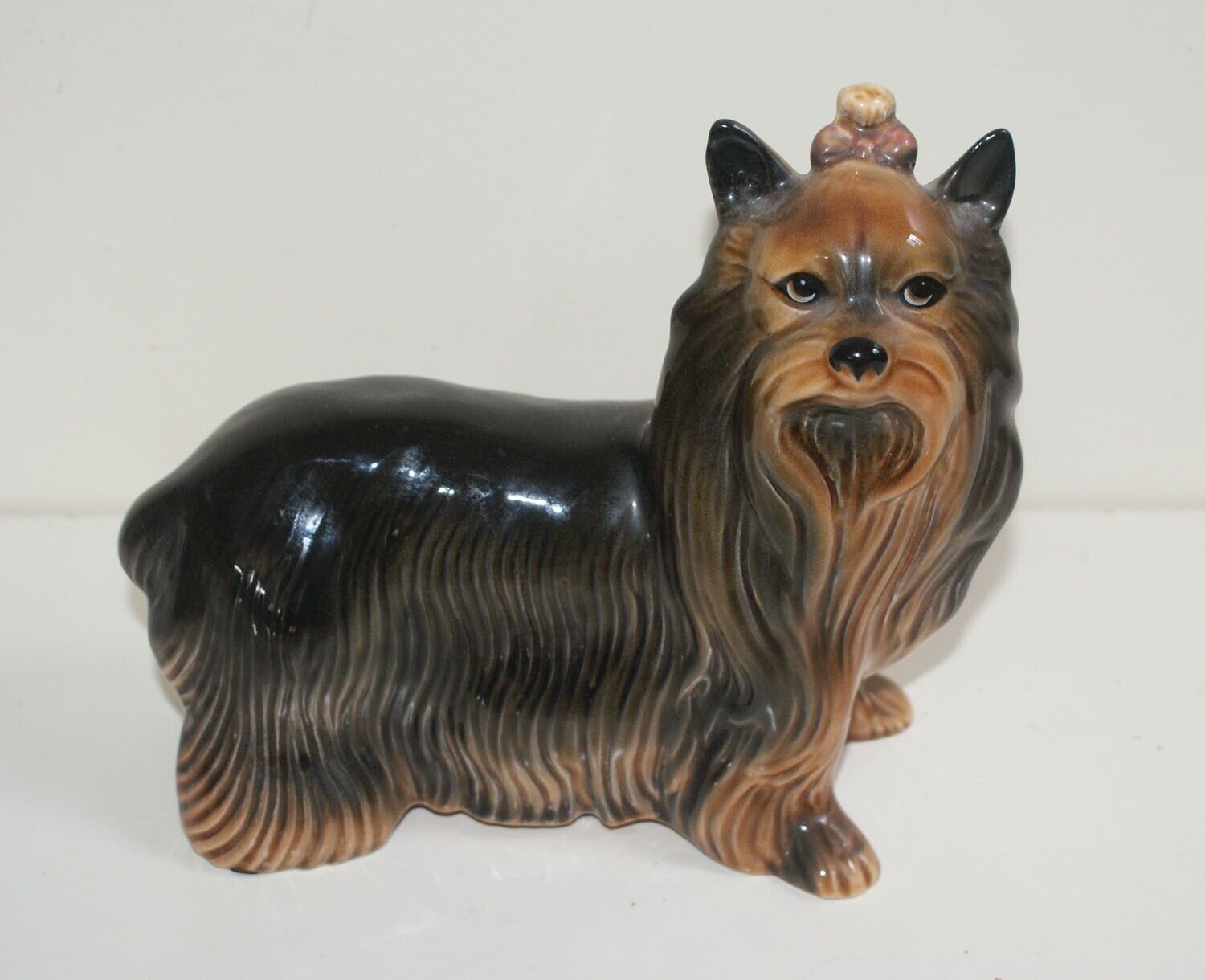 Vintage Large COOPERCRAFT England Yorkshire Terrier Dog Figurine, Ornament.