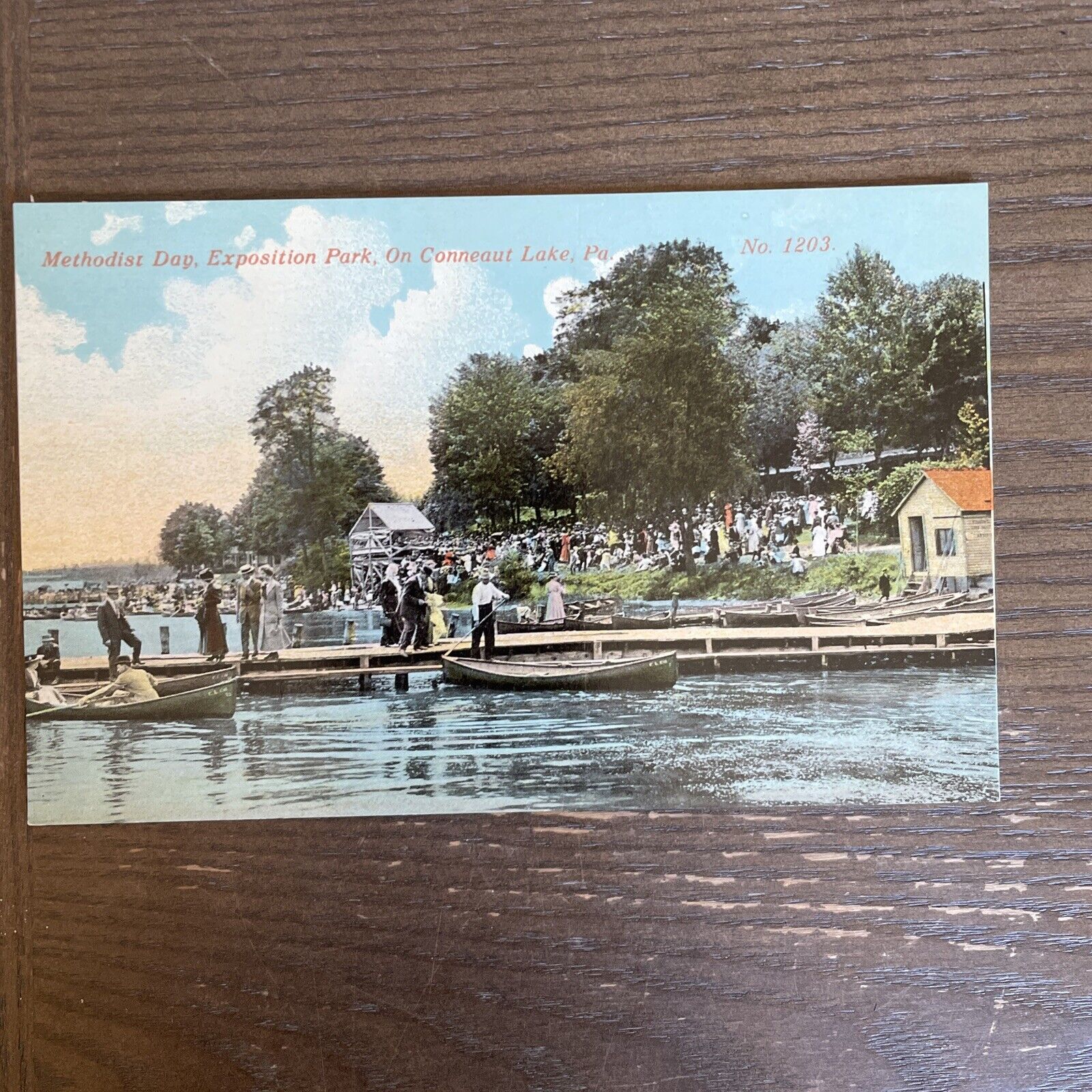 c1910 Methodist Day Exposition Park Conneaut Lake Pennsylvania Vintage Postcard