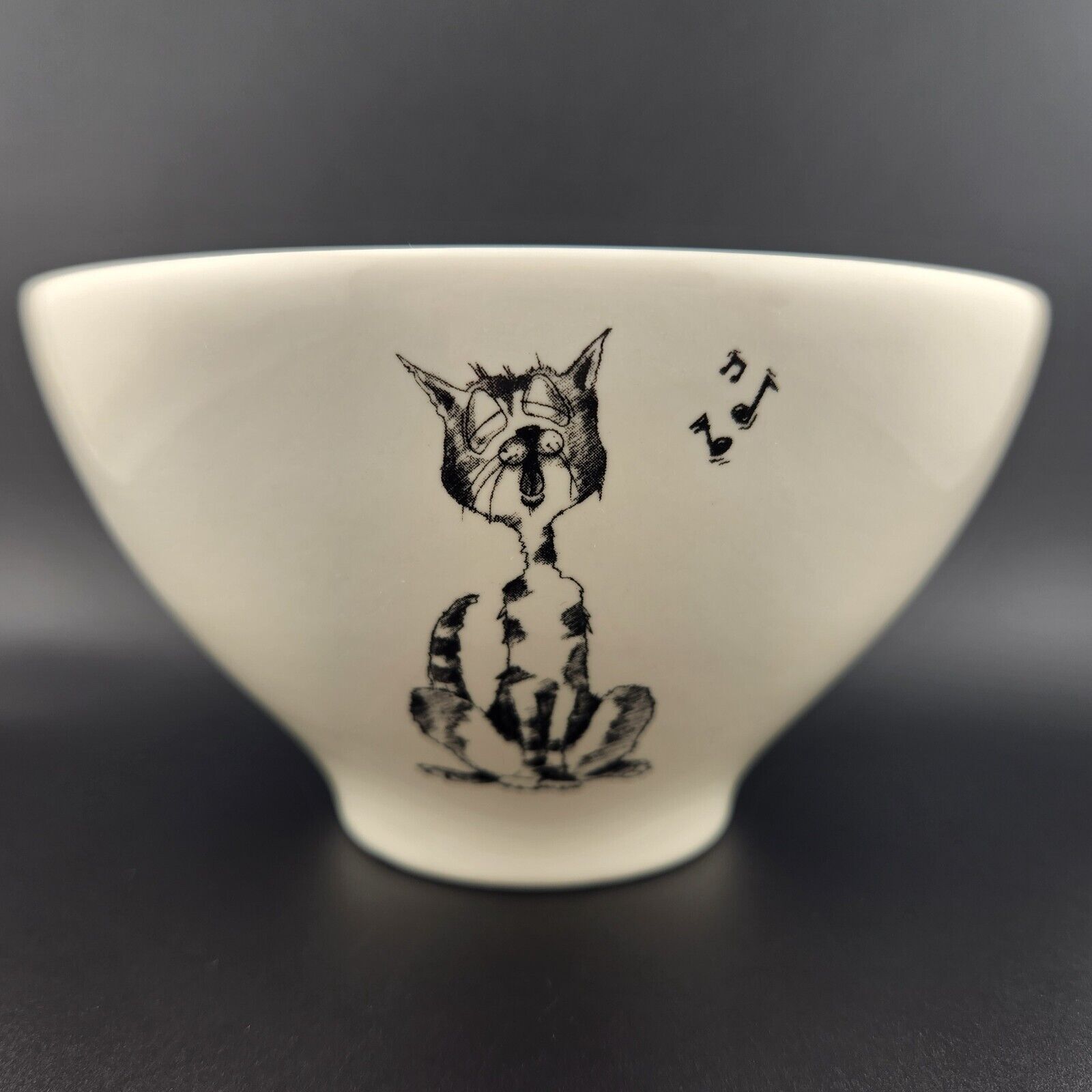 Cats of Paris Bowl Hector The Tenor by Kiss That Frog 5 5/8\