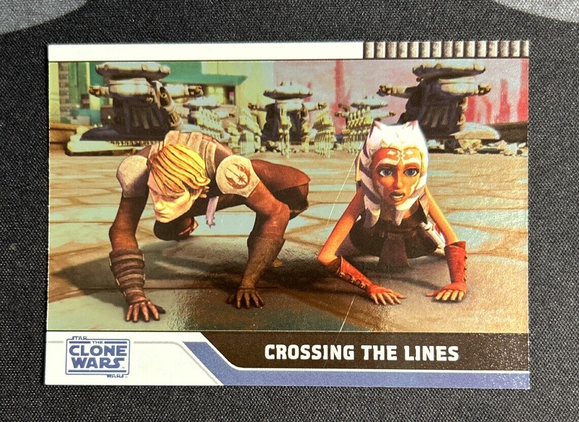 2008 Topps Star Wars Clone Wars Crossing The Lines Foil /205 #30 Ahsoka Tano
