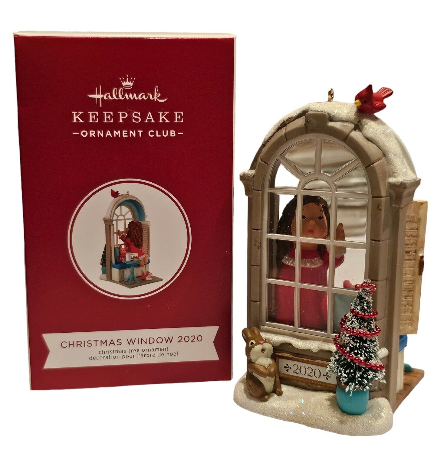 Hallmark Keepsake Ornament Christmas Window 2020-18th in Series-Club Exclusive