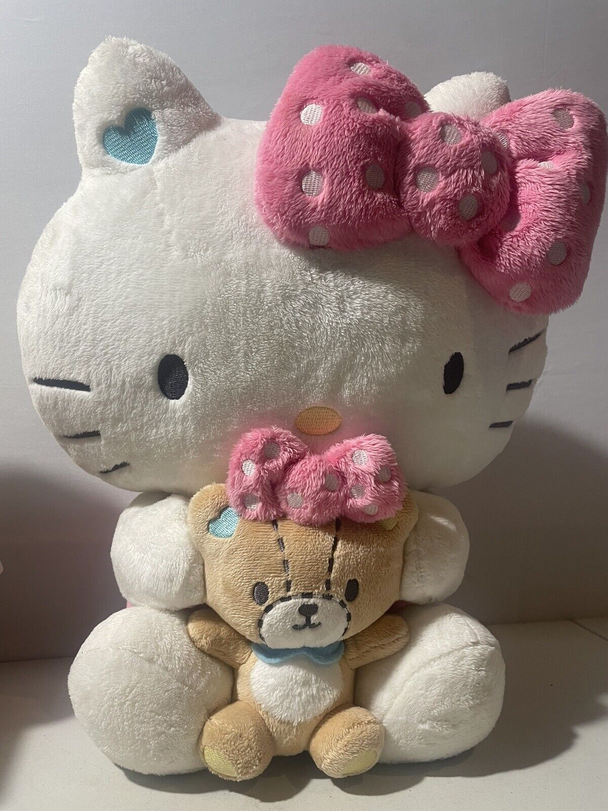Sanrio 2014 Hello Kitty & Tiny Chum Large Plush/Soft Toy EUC/LN