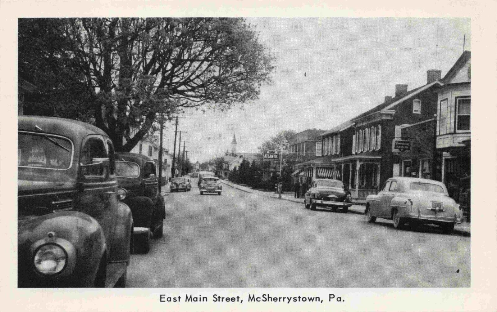 A View Of East Main Street, 40\'s Autos, McSherrystown, Pennsylvania PA