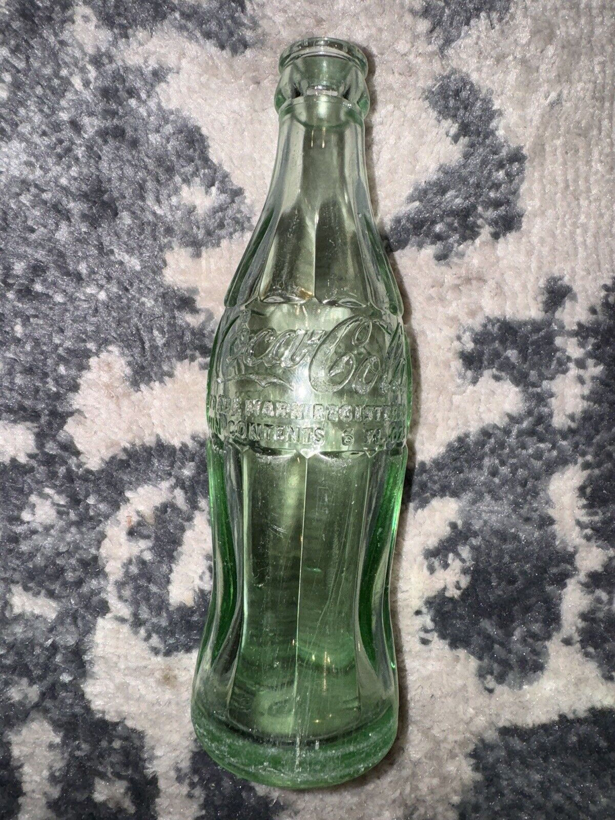 Rare WW2 1944 COCA-COLA Green Bottle PAT.D 105529 - St. Joseph