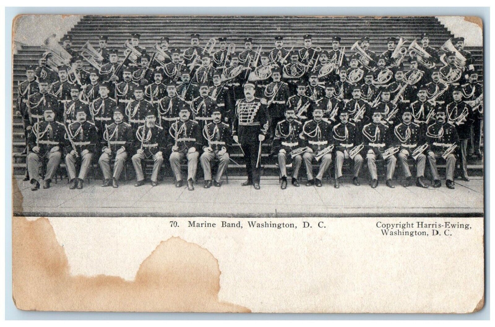 c1910\'s View Of Marine Band Washington DC Unposted Antique Postcard