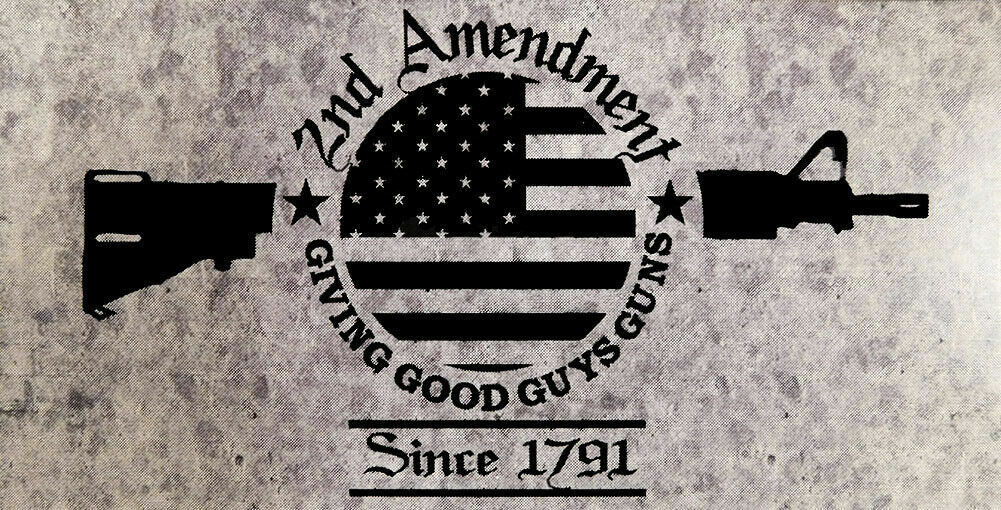 2nd Amendment Giving Good Guys Guns Since Rifle 1791 Decal Bumper Sticker