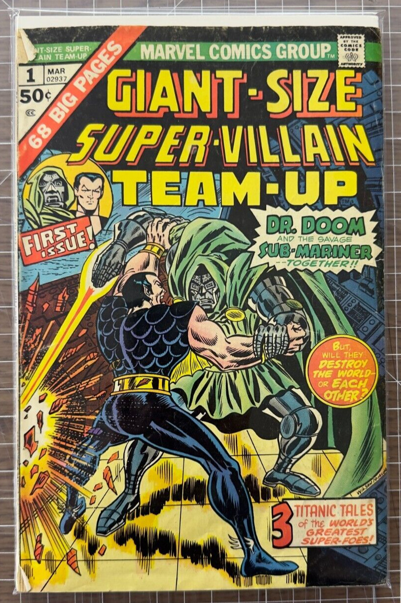 Giant-Size Super Villain Team Up #1 1975 Dr. Doom Marvel Comic 1.5-2.5