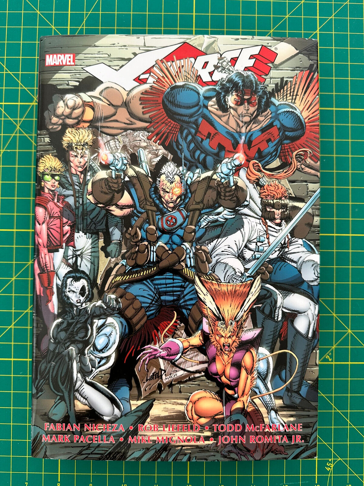 X-Force Omnibus Volume 1 Rob Liefeld Marvel Comics Hardcover DM Variant OOP