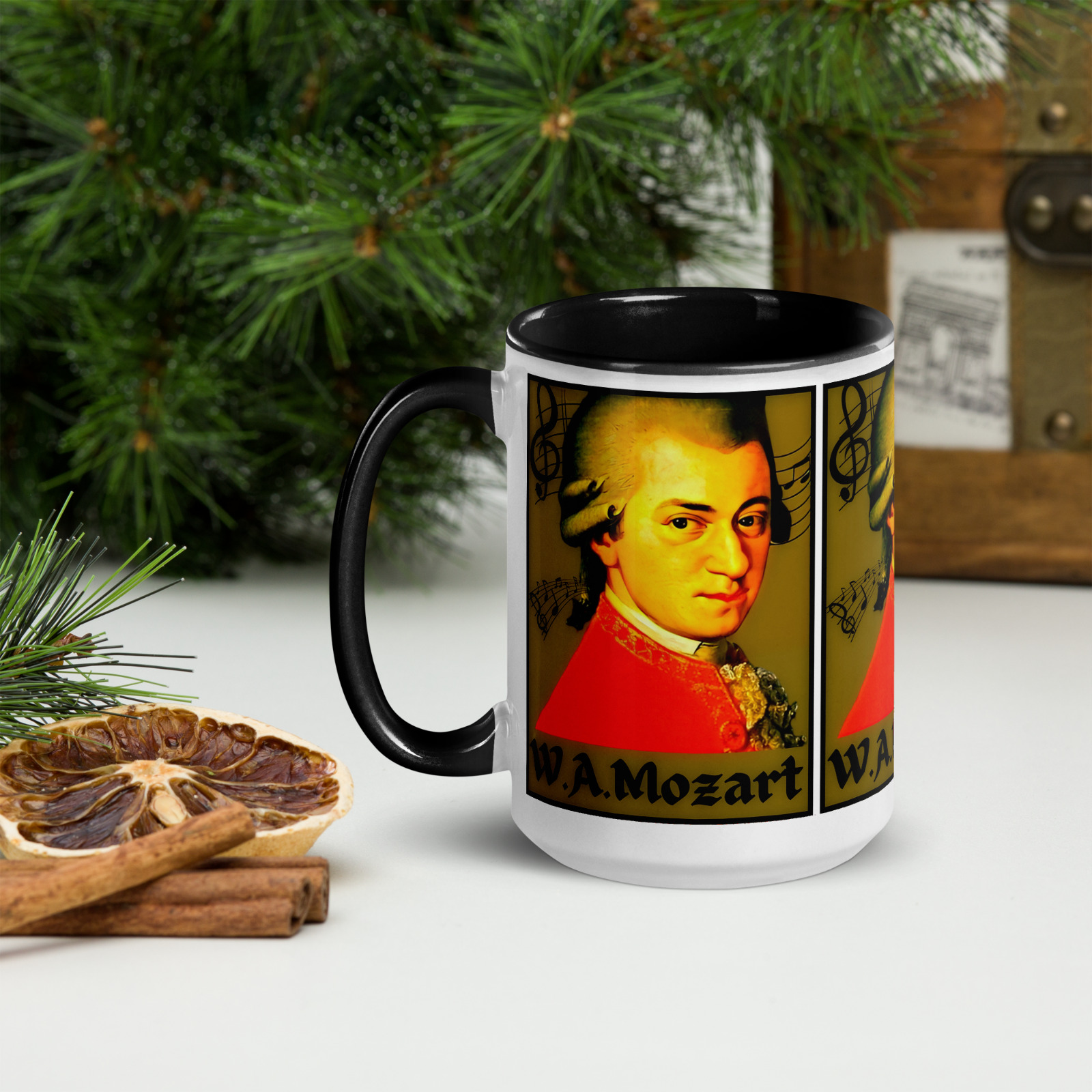 Wolfgang Amadeus Mozart 1756-1791 composer NEW High-Quality Coffee Mug 15 Oz