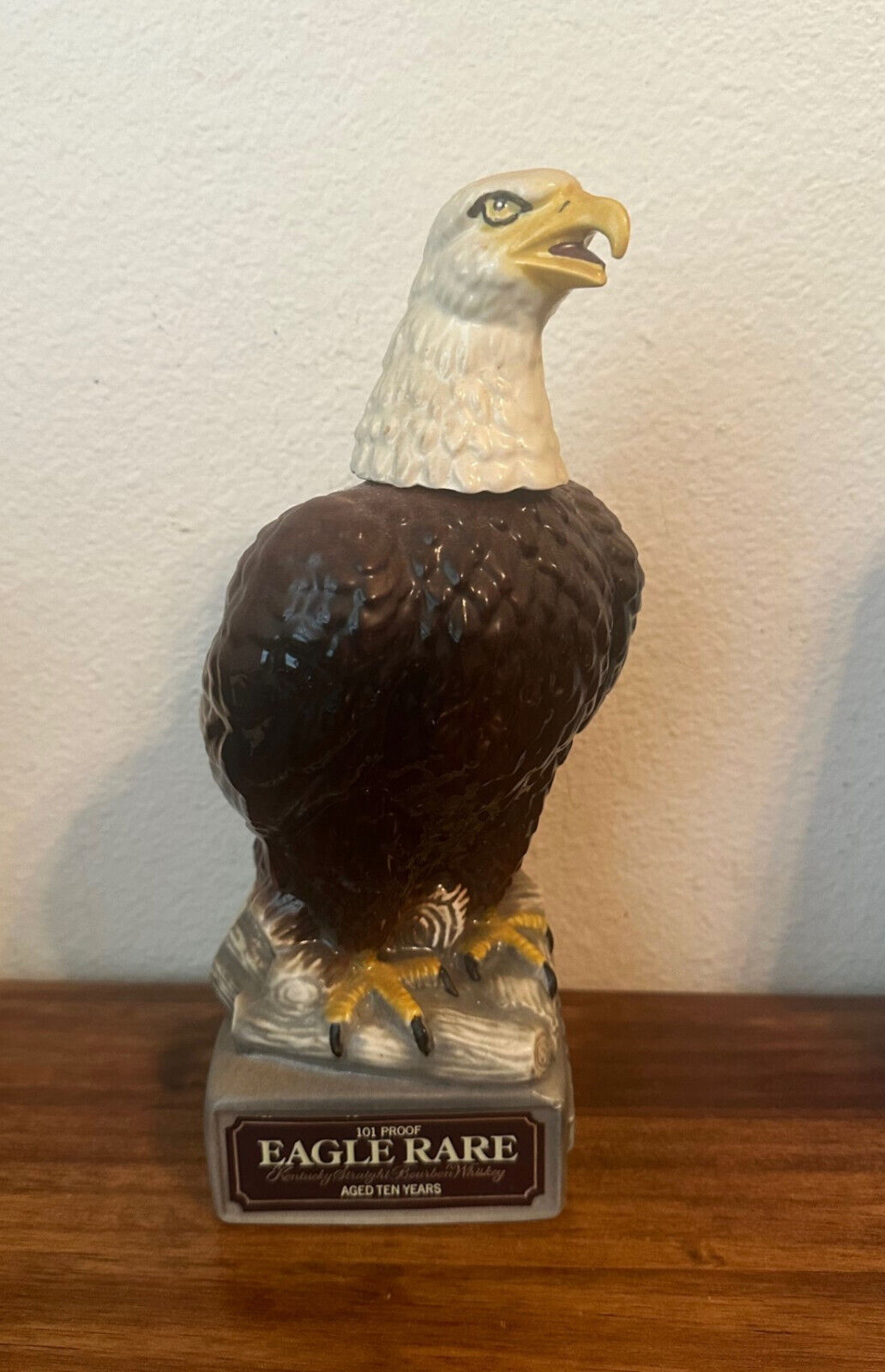 Vintage EAGLE RARE Whiskey Decanter- Bald Eagle, #1 in Series, 1979