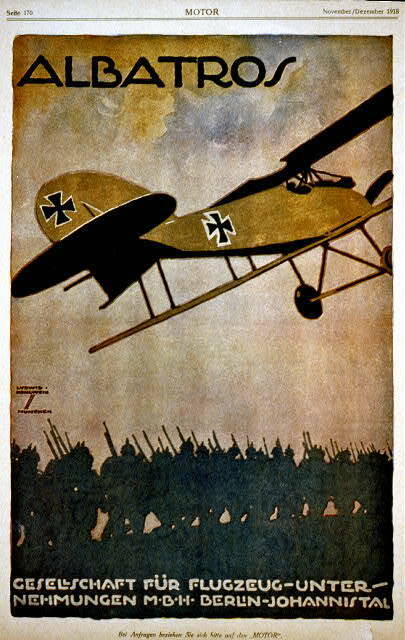 Albatros,Gesellschaft für Flugzeug,Unternehmungen M.B.H. Berlin,Johannistal,1918
