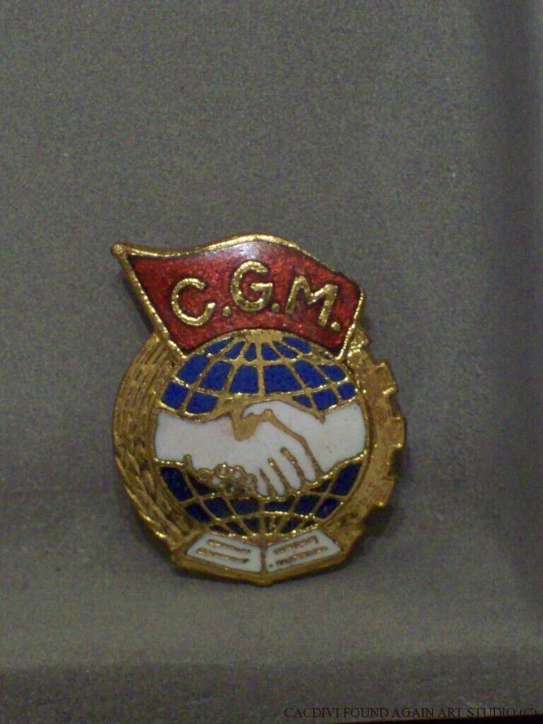 Communist Romania General Labor Committee Badge Comitetul General al Muncii Pin