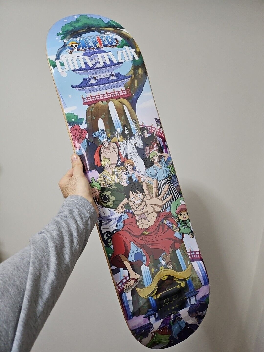 One Piece x Dim Mak Luffy Crew Wano Arc Skateboard Deck NYCC exclusive
