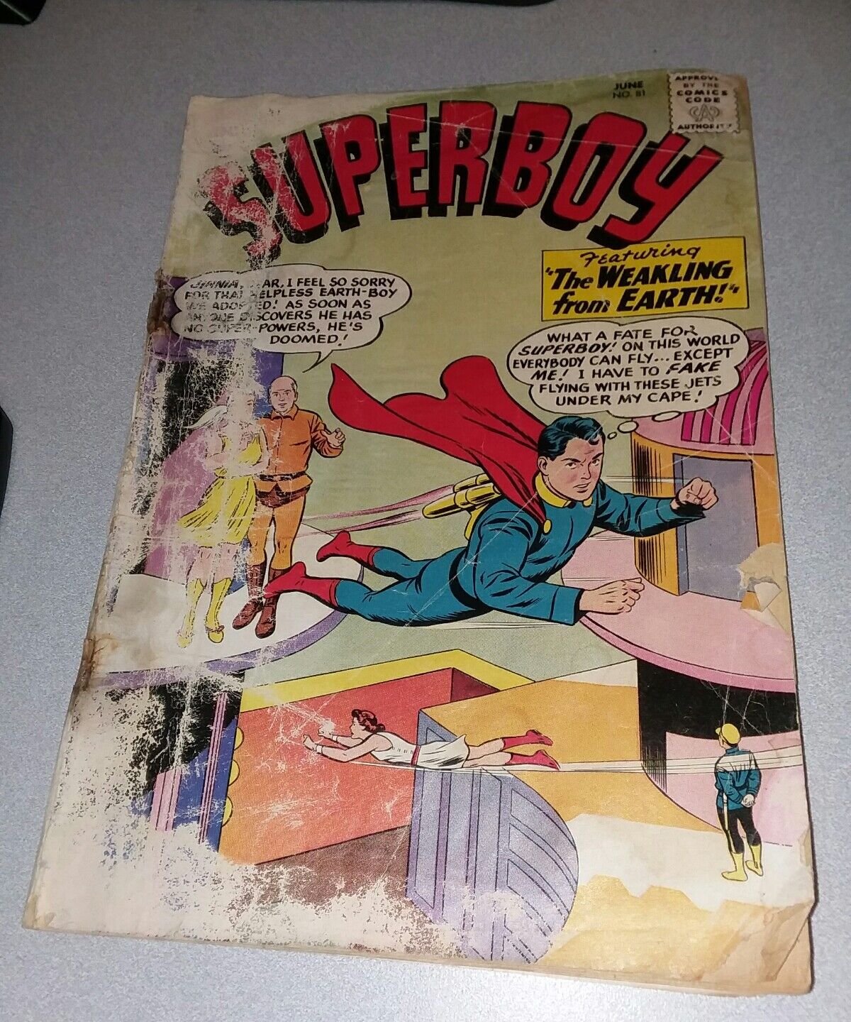Superboy #81 DC Comics Silver Age 1960 smallville tv show silver age classic key