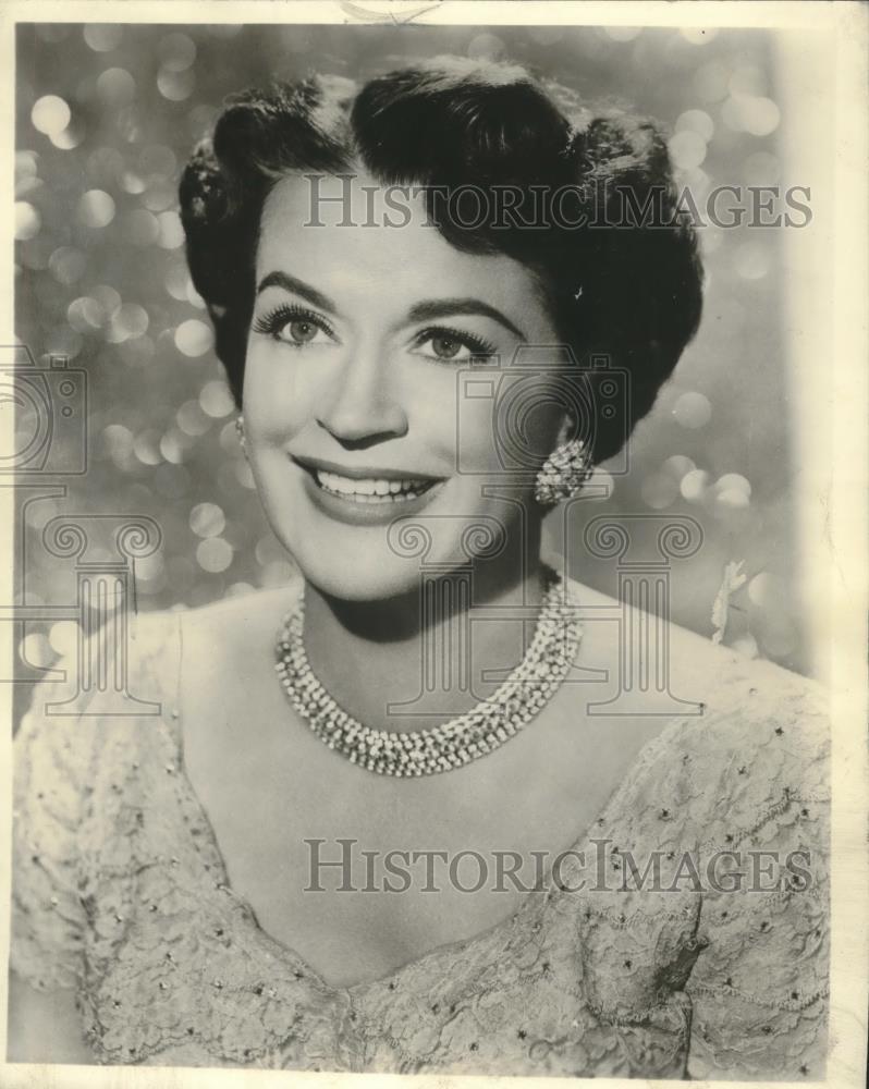 1958 Press Photo Actress Rosemary De Camp Co-Stars In \