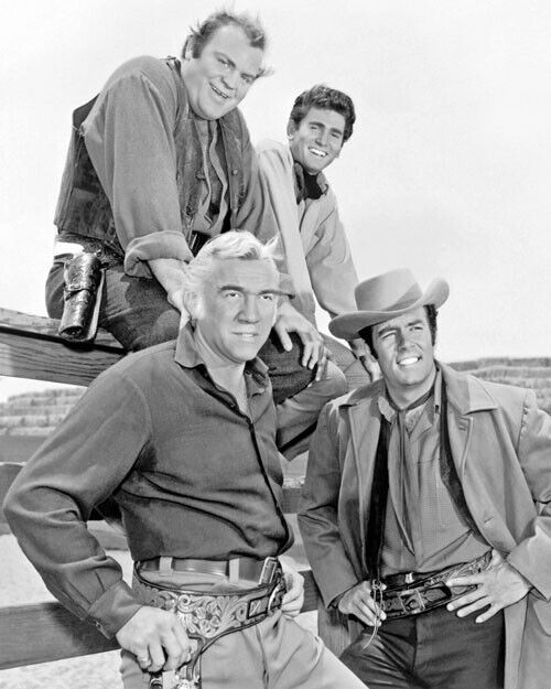 Western TV Show BONANZA Glossy 8x10 Photo Print Cowboys Poster Actors Portrait