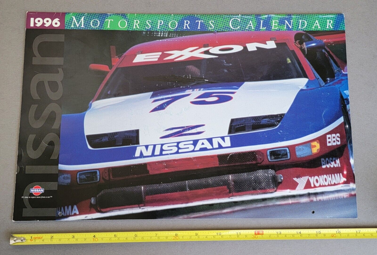 Nissan 300ZX 1996 Motorsports Calendar Large Vintage Rare